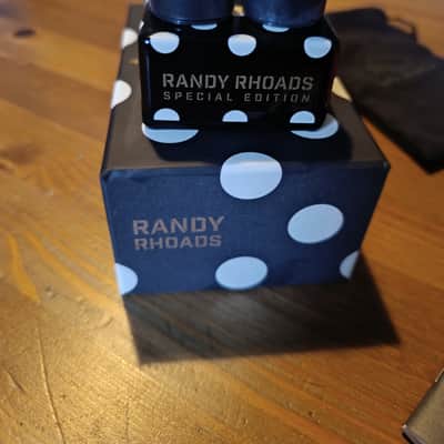 MXR RR104 Randy Rhoads Signature Special Edition Distortion + 2024 - Present - Black / White Polka Dots image 3