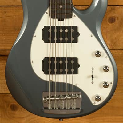 Sterling RAY35HH StingRay 5 HH Bass - Charcoal Frost image 10