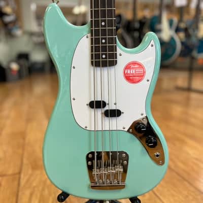 Squier Classic Vibe '60s Mustang Bass 2019 - Present - Surf Green image 1