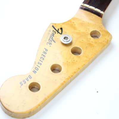 1976-1977 Vintage Fender Precision Bass ~Birds Eye Maple~ Rosewood Fretboard 4-Bolt NECK PBass 1970s USA image 12