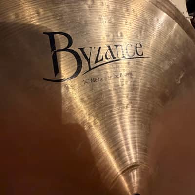 Meinl 14" Byzance Traditional Medium Hi-Hat (Pair) 2001 - Present - Traditional image 4