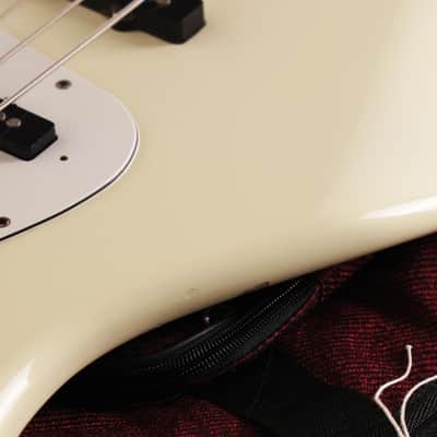 1986 Fender MIJ Jazz Bass Olympic White image 10