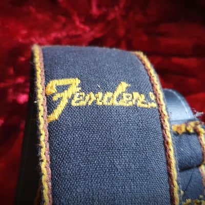 Vintage 1969 Fender Monogram Guitar Strap image 3