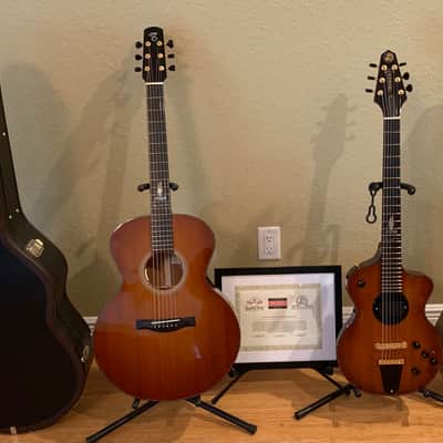 Rick Turner & Santa Cruz  Legends In Luthierie Model 1 & FS NC Acoustic  2020 Natural image 1