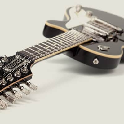 Duesenberg Mando 12-String Electric Mandola (Black) imagen 2