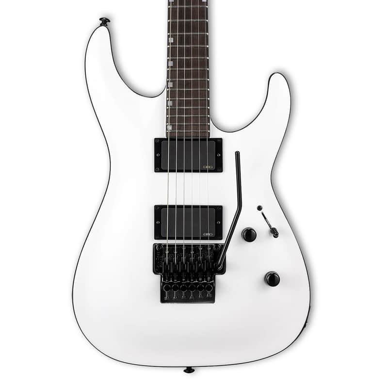 ESP LTD MH-400 Electric Guitar - Snow White w/EMG Pickups image 1