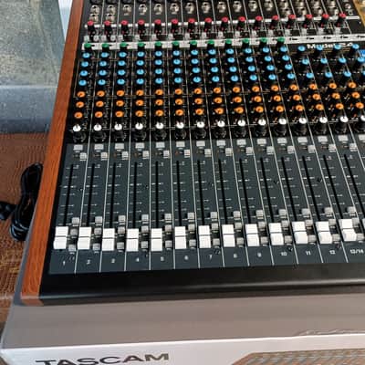 TASCAM Model 24 Multitrack Recorder / Mixer / USB Interface - Black with Wood Cheeks image 7