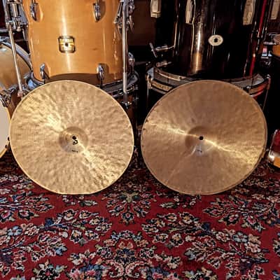 15" intermediate stamp (1959-1966) istanbul k. zildjian hi-hats image 2