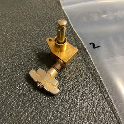 1960’s Gold Grover Imperial Tuning Key Machine. Treble Side image 2