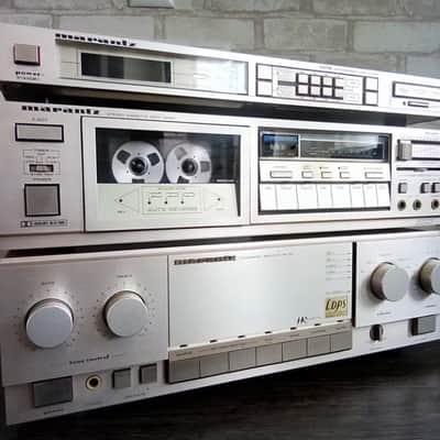 Marantz PM-55+SD-351+ST-430 Rare Vintage Set Cassette System Gold Japan Warranty image 9