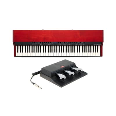Nord Grand 2 88-Key Kawai Hammer Action Ivory Touch Bundle with Keyboard Stand, Bench, Dust Cover, and MIDI Cables (7 Items) image 3