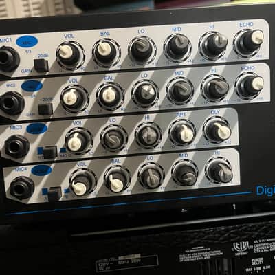 DTechPro DT-888 karaoke mixer Late 2010s - Black image 8