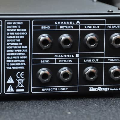 TECAMP Bonafide * 820W 2-channel solid state Bass amp * Made in Germany * balanced DI output image 7