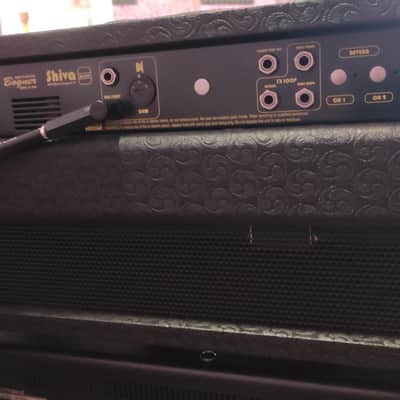Bogner Shiva EL34 2-Channel 80-Watt Guitar Amp Head 2010s - Black with Green Back Panel image 4