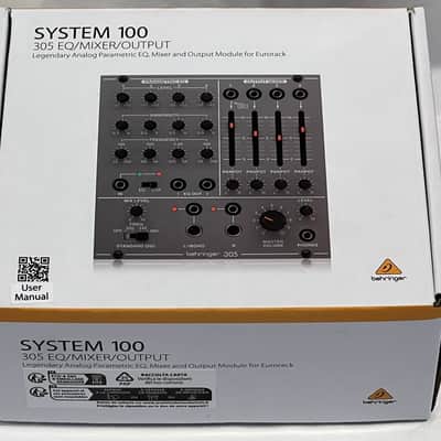Behringer 305 EQ/Mixer/Output Eurorack Synthesizer Module 2020 - Present - Gray image 5