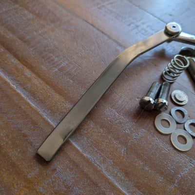 Duesenberg Original Les Trem 1 Guitar Tremolo Vibrato Tailpiece Nickel NICE! image 3