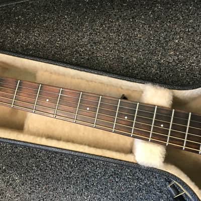 Alvarez artist 5081N acoustic electric guitar hand made in Korea 2001 in excellent condition with original alvarez branded hard case Included image 5
