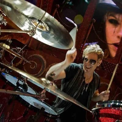Mark Schulman's P!NK Funhouse Tour Gretsch USA Drum Set - Red Cracked Ice, Plus Extras image 13