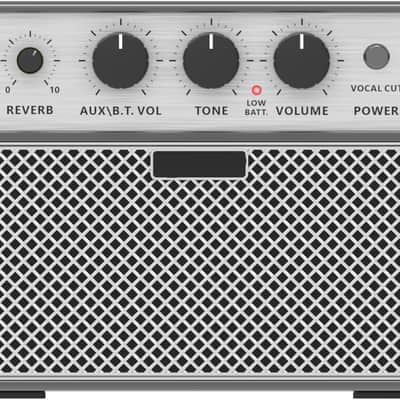 Acoustic Guitar Amp - Portable 2-in-1 Amplifier for Vocal & Guitar with Digital Delay Effects, Headphone Output & Recording, Mini Amp for Practice/Travel image 3