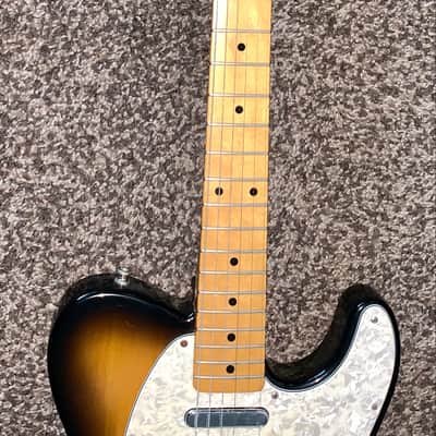 Vintage 1986 Fender TL-52 Telecaster      Reissue Electric   guitar  two tone  sunburst Nashville  conversion modded  made in japan image 5