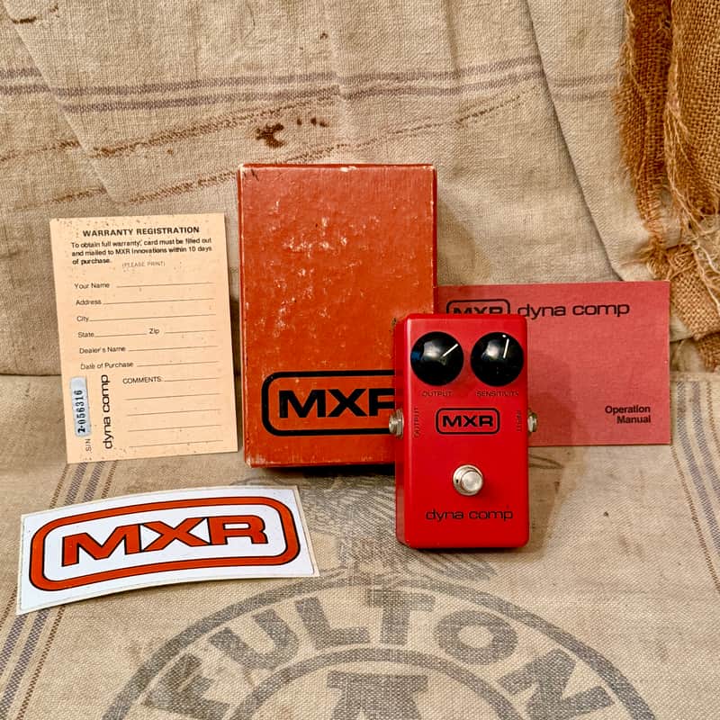 MXR Dyna Comp w/Box & Paperworl 1980 - Red image 1