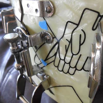 Ludwig and Ludwig Top Hat and Cane, Swing Sensation,  1940s Original Drum Set image 11