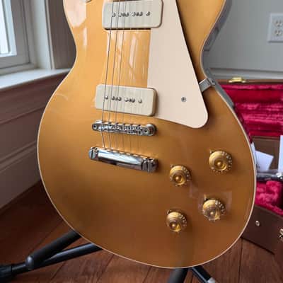 2026 Gibson Les Paul Standard P90 50s - Gold Top image 2