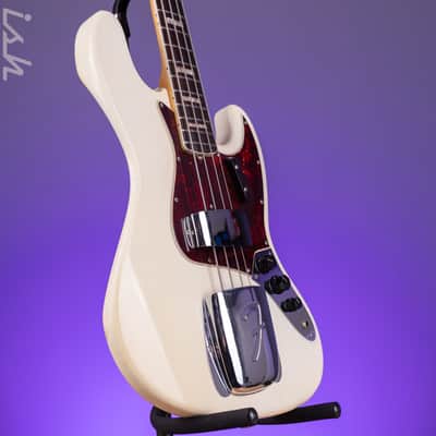 1966 Fender Jazz Bass Refin White image 3