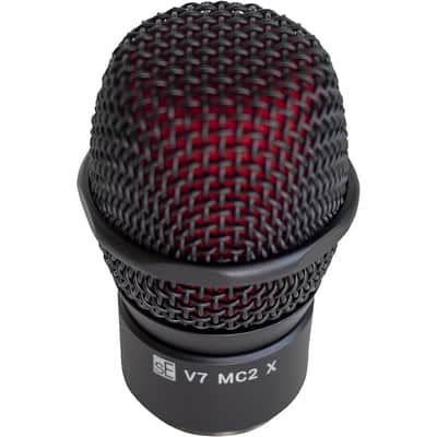 Liquid Audio sE Electronics V7 MC2 Mic Capsule for Sennheiser Wireless, Black Bundle w/Pig Hog PHM10 8mm Mic Cable Polishing Cloth image 4