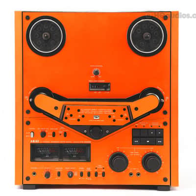 Akai GX-635D Reel-to-Reel Tape Deck - Custom Orange - Professionally Restored - 1 Year Warranty image 5