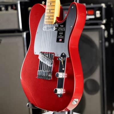 Fender American Ultra II Telecaster Maple Fingerboard Sinister Red image 3