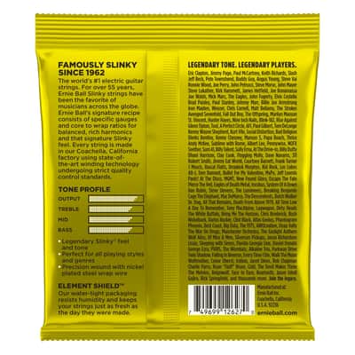 Ernie Ball Beefy Slinky Nickel Wound Electric Guitar Strings - 11-54 Gauge image 2