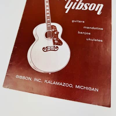 Gibson Guitars, Mandolins, Banjos & Ukuleles Catalog 1958