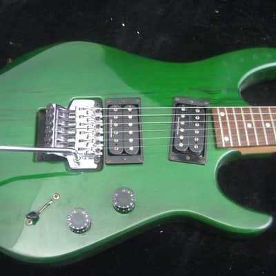 Hamer Slammer Floyd Rose 2000 Green | Reverb