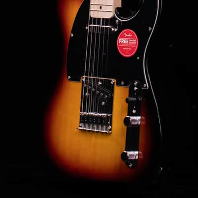 Squier Affinity Series Telecaster, Maple FB, Black Pickguard, 3-Color Sunburst image 2