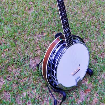 Vintage Iida Model 235 'Masterclone' 5-string Banjo with Case image 7