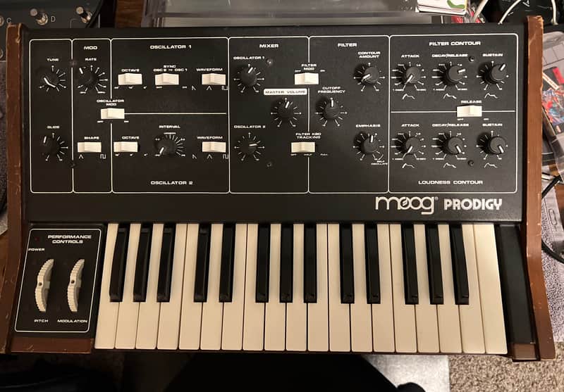 Moog Prodigy 32-Key Monophonic Analog Synthesizer 1979 - 1984 - Black image 1