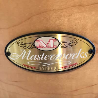 Pearl Masterworks Maple /Birch 14”x8” Snare Drum Matte Natural Flame Maple image 2