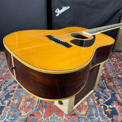 Yamaha L6 Solid Top Dreadnought w/Hard Case - 1982 image 11