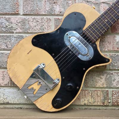Vintage Circa 1956 Magnatone Mark III (Paul Bigsby) Electric Guitar w/ Hardshell Case! image 1