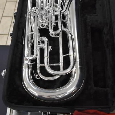John Packer JP274SMKII Compensating Euphonium in Silver, Like New in Excellent Shape with Second Dennis Wick Mouthpiece image 3
