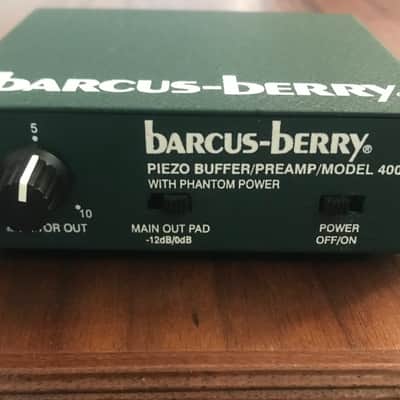 Barcus Berry 4000xl contact mic and preamp image 2