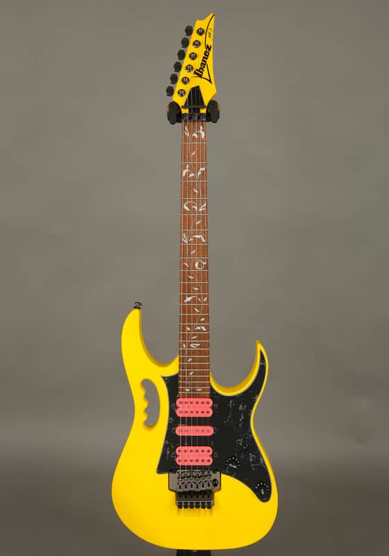 Ibanez Steve Vai JEM-JR SP Yellow Signature HSH Double Locking