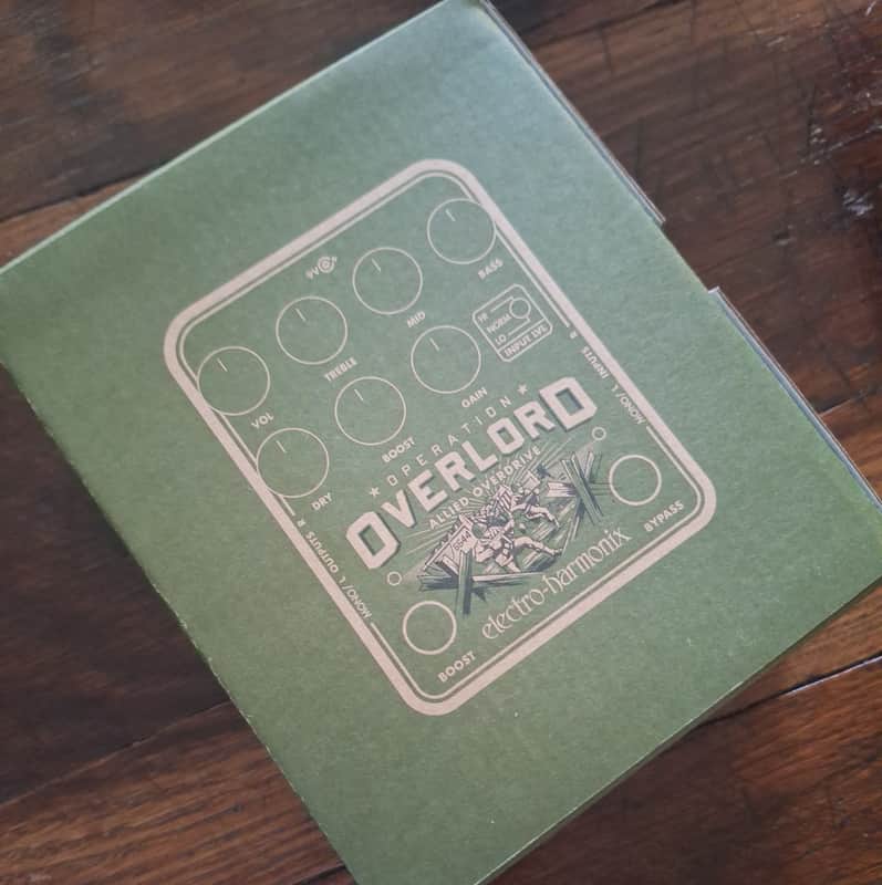 Electro-Harmonix Operation Overlord Allied Overdrive * UNOPENED * Free Shipping image 1