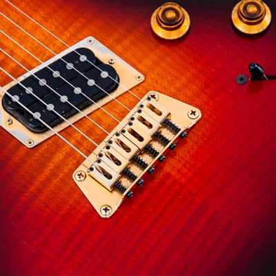 1998 Gibson Nighthawk Custom CST-2 Fireburst Flame Top, Near-Mint w/ Case & Tags, Yamano image 8