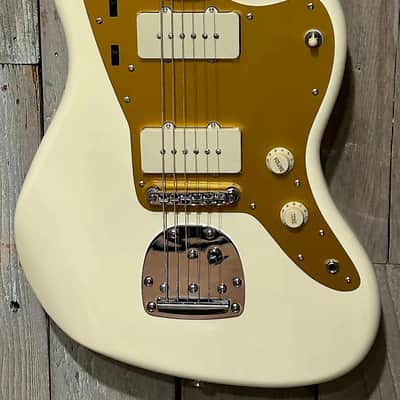 New Squier J Mascis Jazzmaster with Laurel Fretboard - Vintage White, Ships ULTRA Fast! Pro Set Up Included! image 4