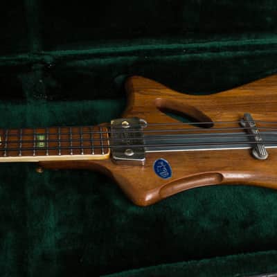 Wandre  Rock Basso Solid Body Electric Bass Guitar (1961), black tolex hard shell case. image 14