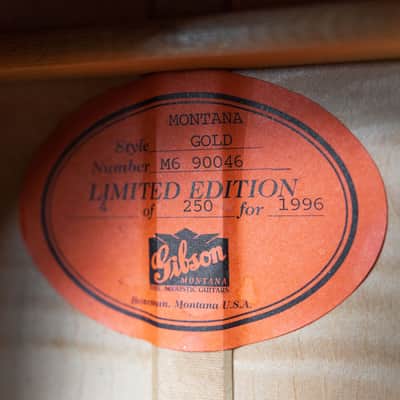 Gibson Custom Shop 1996 J-200 Montana Gold, Natural #4/250 image 9