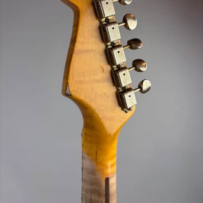 Fender Custom Shop Limited Edition '58 Reissue  Stratocaster Heavy Relic w/ Anodized Guard +upgrades,  Center Pocket Custom Shop Tweed case, Cert,  and all paperwork. image 14