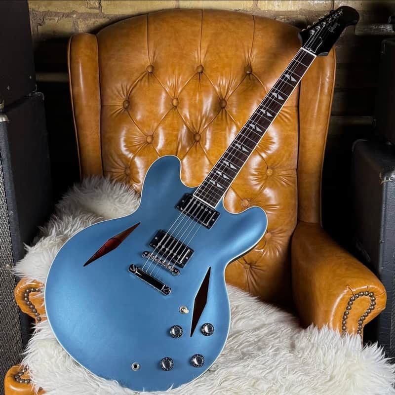 2007 Gibson Dave Grohl DG335 Limited Edition 1/200 Original Run Inspired By Series Pelham Blue Trini Lopez ES335 Electric Guitar!